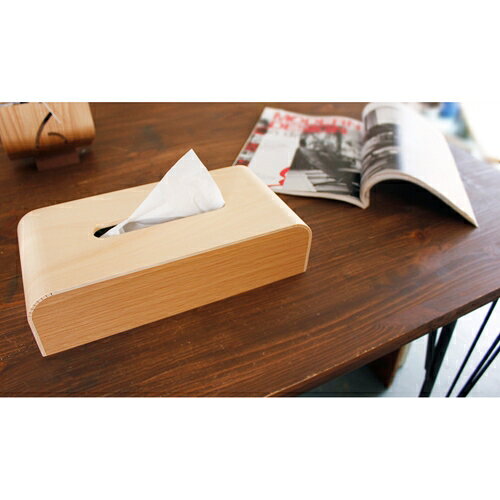 ヤマト工芸 ティッシュケース COLOR BOX sLim N(ナチュラル) YK17-107N [YK17107N] [2]