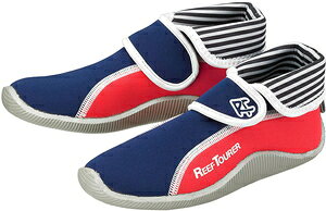 Joshin web 家電とPCの大型専門店のReef Tourer（リーフツアラー） マリンシューズ ハイカット（ブルー/レッド・サイズ：18cm） TBT-RA0102-BLR-18｜アングル2