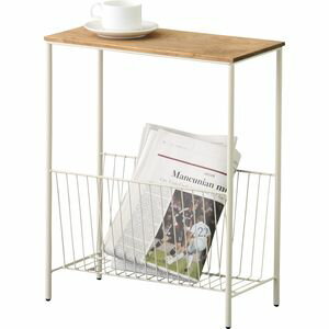 東谷 サイドテーブル(アイボリー) AKB-425IV [AKB425IV] [2]