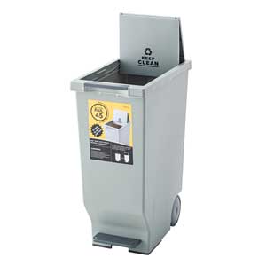 東谷 スライドペダルペール45L(グリーン) LFS-764GR ダストボックス [LFS764GR] [2]