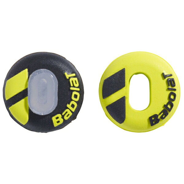 BabolaT(バボラ) テニス 振動止め カスタム ダンプ 2個入り（ブラック/イエロー） 700130-142