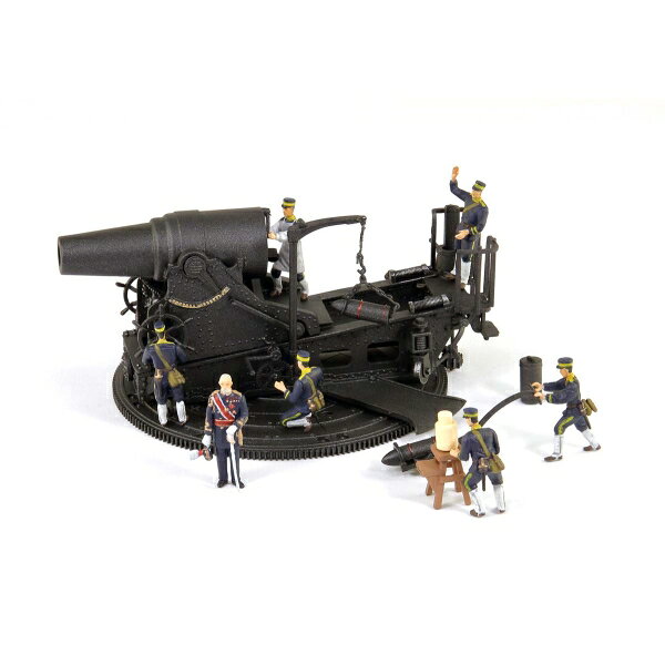 Joshin web 家電とPCの大型専門店のピットロード 1/72 日本陸軍 二十八糎榴弾砲(砲兵6体、乃木将軍付き)【SG14】 プラモデル｜アングル2