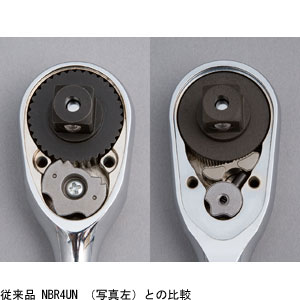 ネプロス 12.7sq.ロングラチェットハンドル(90枚ギア) NBR490L KTC　京都機械工具