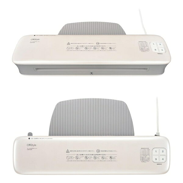 Joshin web 家電とPCの大型専門店のオーム パーソナルラミネーター A3サイズ対応 OffiStyle LAM-R235｜アングル2