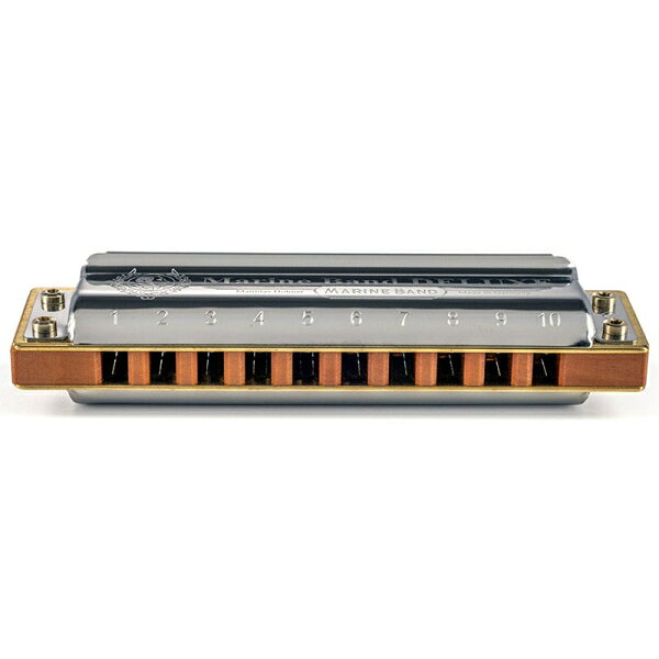 Joshin web 家電とPCの大型専門店のホーナー Marine Band Deluxe（Am調） 10穴ハーモニカ 2005/20-A-P HOHNER MARINE BAND SERIES｜アングル2