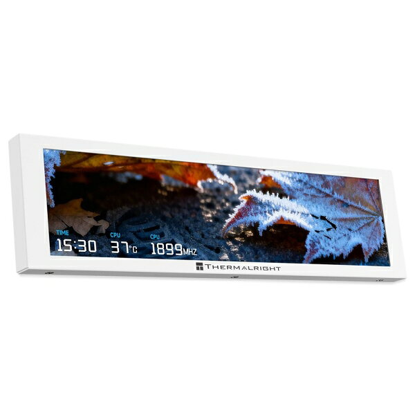 Thermalright｜サーマルライト Trofeo Vision 9.16 LCD Black 9.16インチIPSディスプレイ搭載ガジェット（ホワイト） TH-TV916LCD-WH jism-14840505 Joshin web 家電とPCの大型専門店 サンプル画像3