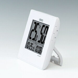 セイコー 電波置き掛け兼用時計 SEIKO 電波デジタル時計 SQ-798-W [SQ798W]【返品...