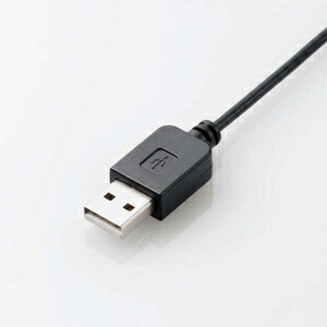 エレコム 片耳オーバーヘッドタイプ USB ヘッドセット HS-HP29UBK