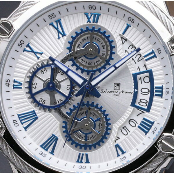 サルバトーレ・マーラ 【国内正規品】Salvatore Marra クオーツ メンズタイプ SM18102-SSWH【返品種別B】