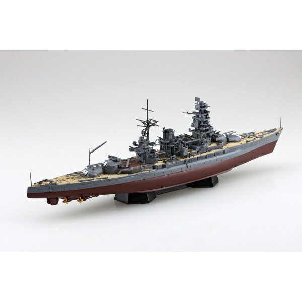 Joshin web 家電とPCの大型専門店のアオシマ 1/700 艦船（フルハルモデル） 日本海軍 戦艦 長門 1945（金属砲身付き） プラモデル｜アングル2