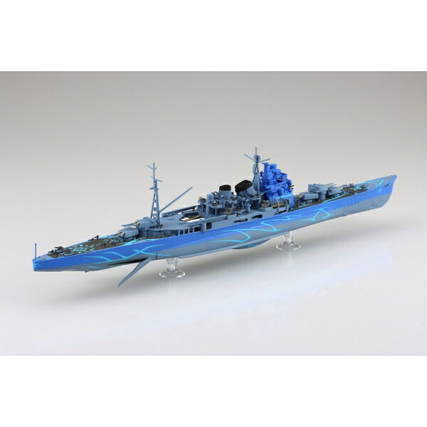 Joshin web 家電とPCの大型専門店のアオシマ 1/700 蒼き鋼 重巡洋艦 タカオ(蒼き鋼のアルペジオ -アルス・ノヴァ-) プラモデル｜アングル2