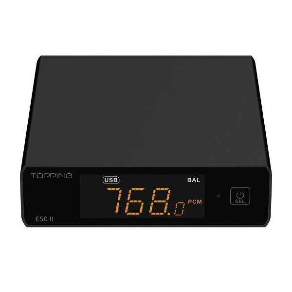 TOPPING コンパクトデスクトップDAC（ブラック） E50-2BK TOPPING