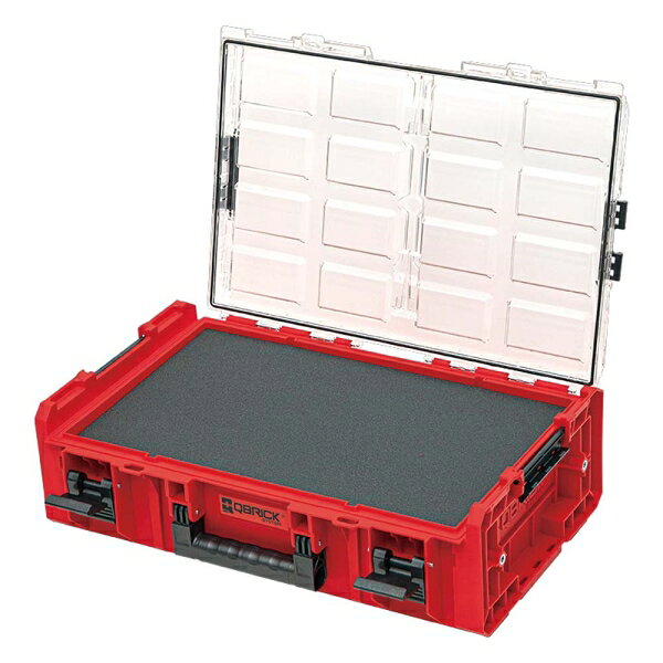 Joshin web 家電とPCの大型専門店のQBRICK ORGQ2×LFCZEPG003 QBRICK SYSTEM ONE CUSTOM オーガナイザー2×L 2.0 赤 多層フォーム付 5901238257172｜アングル3