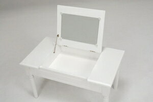 HAGIHARA(萩原) 2WAYコスメテーブル(ホワイト・幅70×奥行40×高さ40cm) MT-6558WH [...