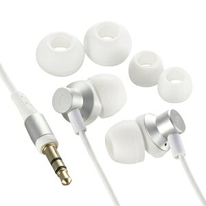 オーム ダイナミック密閉型カナルイヤホン(シルバー) HP-B170N-S(03-2391) AudioCo...