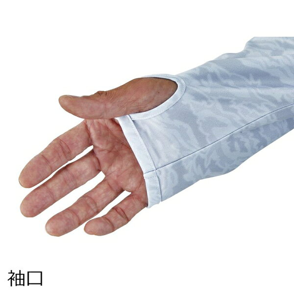 Joshin web 家電とPCの大型専門店のがまかつ NO FLY ZONE(R) サマーライトジップフーディ Mサイズ (ライトグレー) NO FLY ZONE(R)サマーライトジップフーディMサイズ(ライトグレー) Gamakatsu GM3729 ノーフライゾーン｜アングル3
