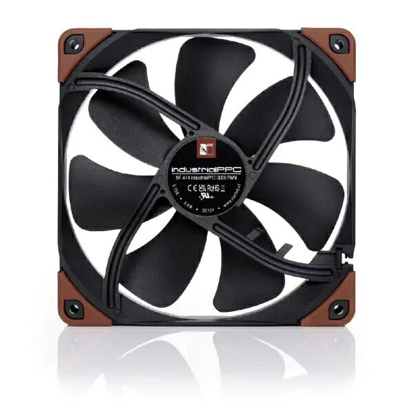 Joshin web 家電とPCの大型専門店のNoctua｜ノクチュア 140mmケースファン NF-A14 industrialPPC-3000 PWM（ブラック） NF-A14IPPC-3000-PWM｜アングル3