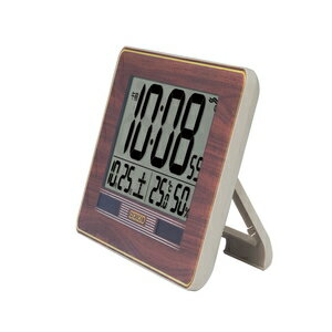 セイコータイムクリエーション 置き掛け兼用時計 SEIKO ハイブリッドソーラーデジタル電波掛け時計 SQ-446-B [SQ446B]【返品種別A】 [3]
