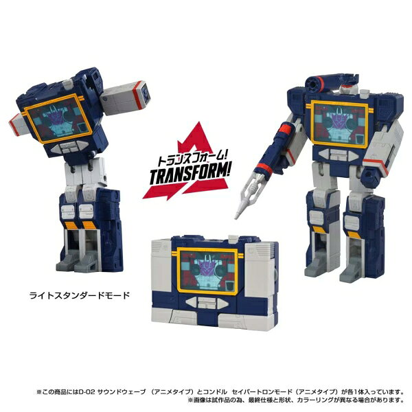 Joshin web 家電とPCの大型専門店のタカラトミー T-SPARK トランスフォーマー ミッシングリンク D-02 サウンドウェーブ(アニメタイプ) フィギュア｜アングル3