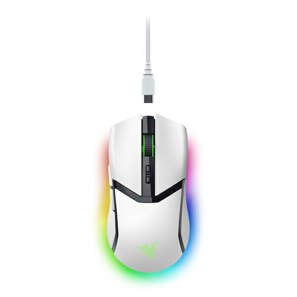 Joshin web 家電とPCの大型専門店のRazer｜レイザー 【国内正規品】ゲーミングマウスマウス Cobra Pro (RGB対応 高性能小型ワイヤレス White Edition) RZ01-04660200-R3A1｜アングル2