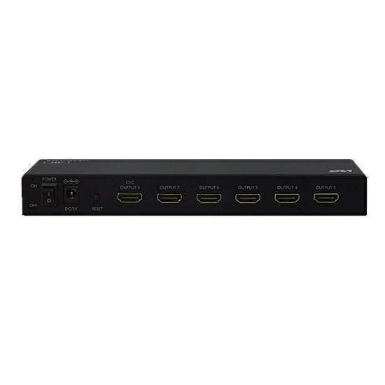 ラトックシステム 4K60Hz対応HDMI分配器【1入力・8出力】 RS-HDSP8P-4K RATOC
