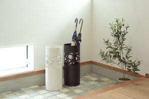 東谷 傘立て(ホワイト)丸型 LFS-181WH アンブレラスタンド [LFS181WH]