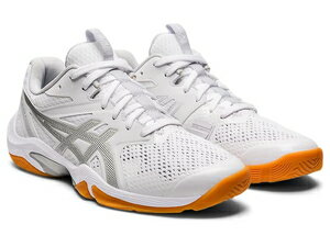 1072A072-101-24.5アシックスバドミントンシューズ(White/PureSilver・サイズ:24.5cm)asicsGEL-BLADE8