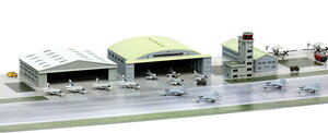 Joshin web 家電とPCの大型専門店のピットロード 1/700 現用アメリカ海軍航空基地 1 (1980年代) 【SPS21】 プラモデル｜アングル2