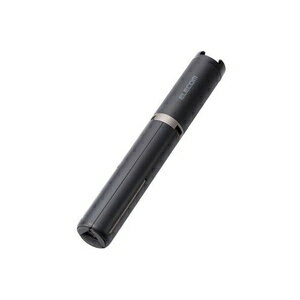 エレコム スマートフォン用三脚 自撮り棒 2way ホルダー収納可 アクセサリーシュー付（ブラック） P-STSRS02ITABK