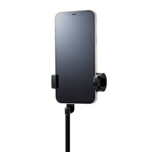 エレコム スマートフォン用三脚 自撮り棒 2way ホルダー収納可 アクセサリーシュー付（ブラック） P-STSRS02ITABK