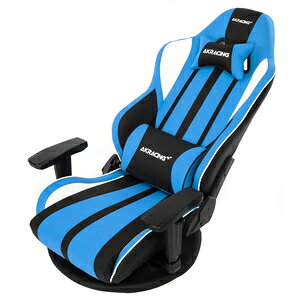AKRacing（エーケーレーシング） ゲーミング座椅子（ブルー） AKレーシング 極坐 V...