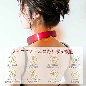La luna(ラルーナ) ネックケア（レッド） HN-R0211LA-RED ラルーナ [HNR0211LARED]