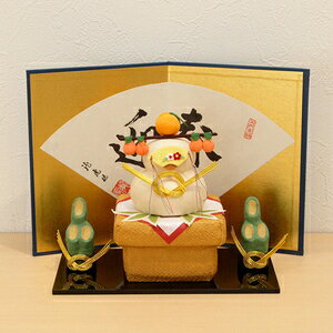 京都 リュウコドウ ちぎり和紙(大)鏡餅門松セット 006-0517 迎春 縁起物 正月飾り 開運グッズ 和風インテリア 和雑貨 和小物 日本土産 龍虎堂 [0060517リユウコドウ] jism-13343006 Joshin web 家電とPCの大型専門店 サンプル画像2