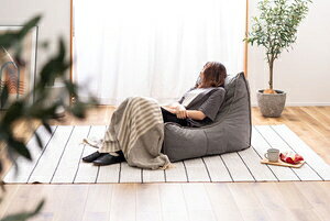 Joshin web 家電とPCの大型専門店の東谷 リラックス ソファ(グレイ) LSS-51GY [LSS51GY]｜アングル3