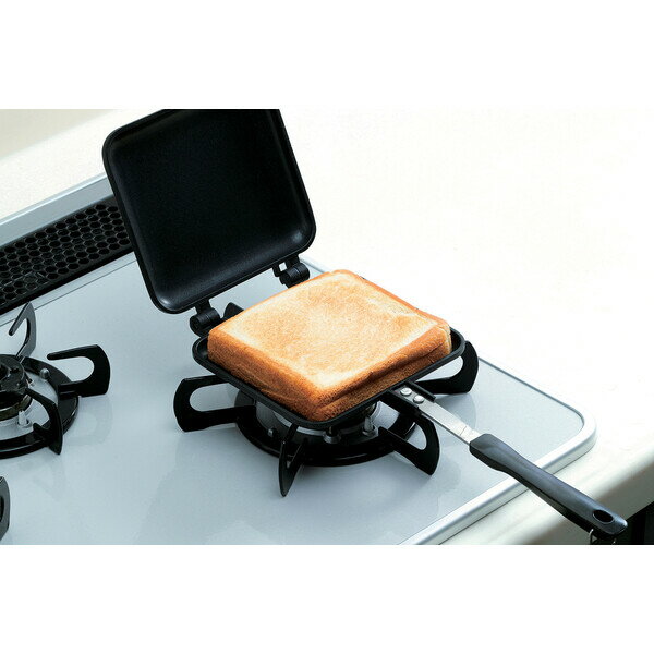 ベストコ ガス火対応 ホットサンドメーカー（シングル） LD-299(ベストコ) Bestco ...
