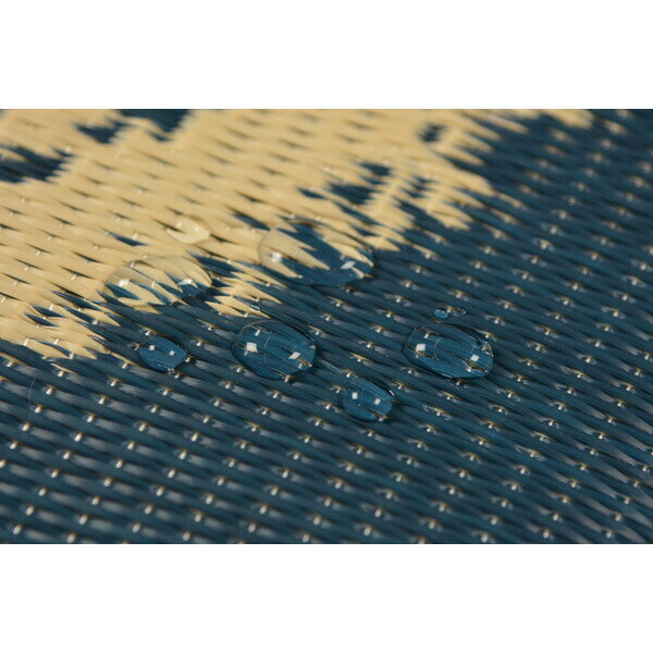 PエンソウZBL HAGIHARA(萩原) 水拭きできる座布団 円相(えんそう)(幅55×奥行55cm・ブルー) [PエンソウZBL] [3]