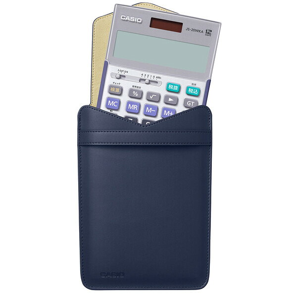カシオ 本格実務電卓ジャストサイズ用収納ケース（ブルー） CASIO CAL-CC10-BU-N