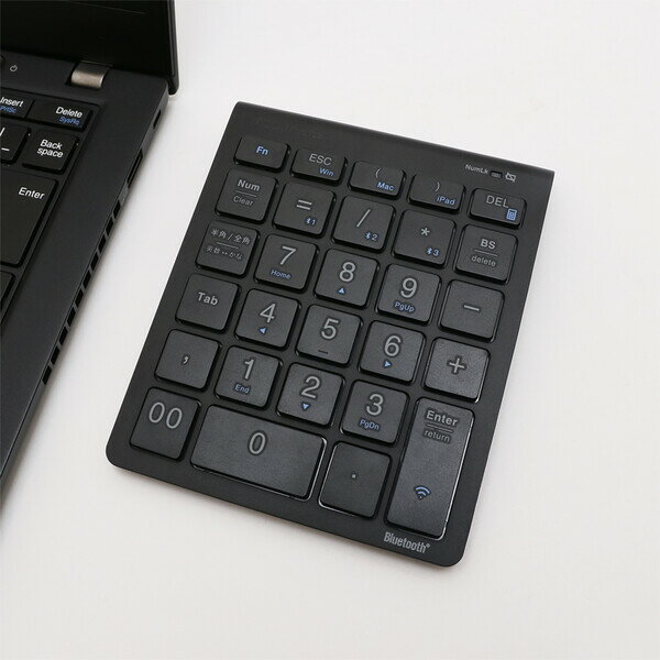 MCO Bluetooth5.0対応 ワイヤレステンキー（ブラック） TENBT02/BK