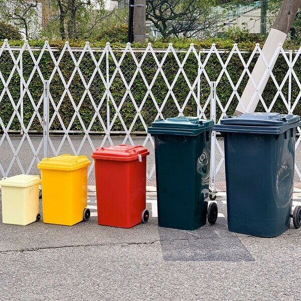 ダルトン(DULTON) プラスチックトラッシュカン 45L(イエロー)100-146YL 45-014632 ゴミ箱 [45014632DULTON] [3]