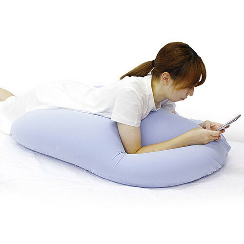 クモニノルユメマクラカバ-ツキMGY モグ 雲にのる夢枕 本体+カバーセット(ミストグレー)専用バッグ付 MOGU ビーズクッション [クモニノルユメマクラカバツキMGY] [3]