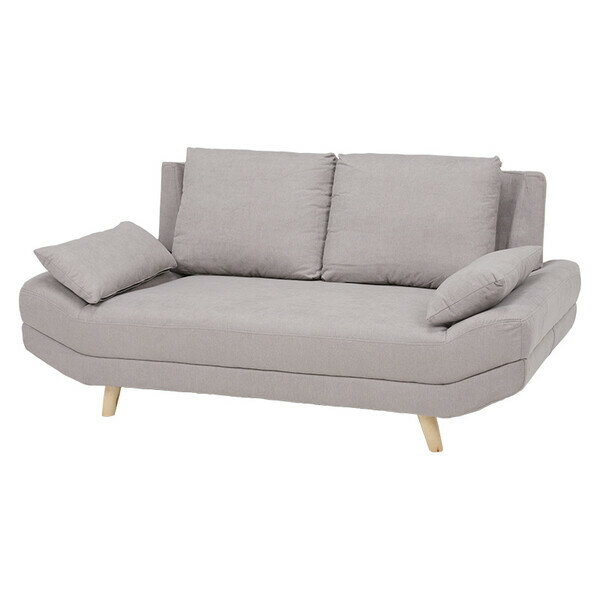 HAGIHARA(萩原) ソファー2人掛け(グレー・幅170×奥行96×高さ71/82cm)[他商品と同時購入不可] Rブライト2PGY ブライト2P-GY [Rブライト2PGY] [2]