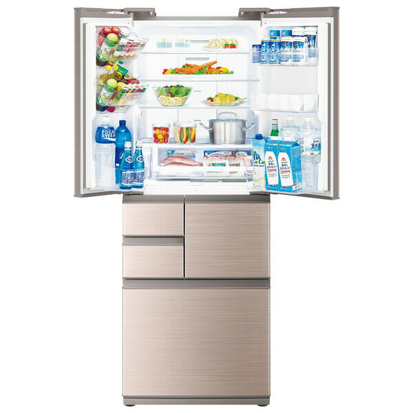 （標準設置料込）冷蔵庫シャ−プ大型SJ-X506J-Tシャープ502L6ドア冷蔵庫（シャインブラウン）SHARP[SJX506JT]