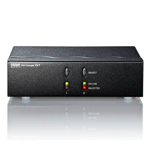 Joshin web 家電とPCの大型専門店のサンワサプライ ディスプレイ切替器（DVI24pin用）・2回路 SW-EDV2N2｜アングル2