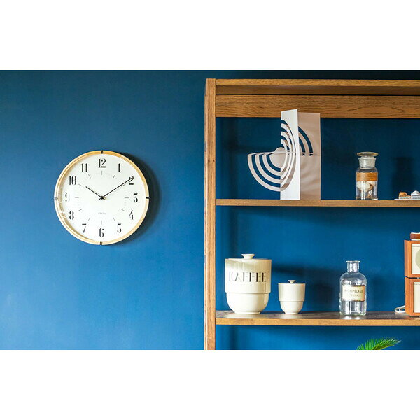 エルコミューン 掛け時計(XANTS) EL COMMUN / BAUHAUS Fonts Wall Clock 78-493663 [78493663]【返品種別A】 [3]