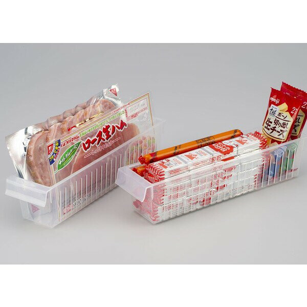 イノマタ化学 キレイストッカースレンダー(クリアー) #380 inomata バスケット　小物収納　整理　収納ケース　小物入れ　カゴ　かご [380イノマタ]