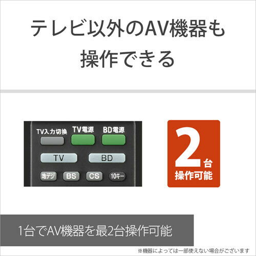 ソニー 大型ボタンリモコン(ホワイト) RM-...の紹介画像2