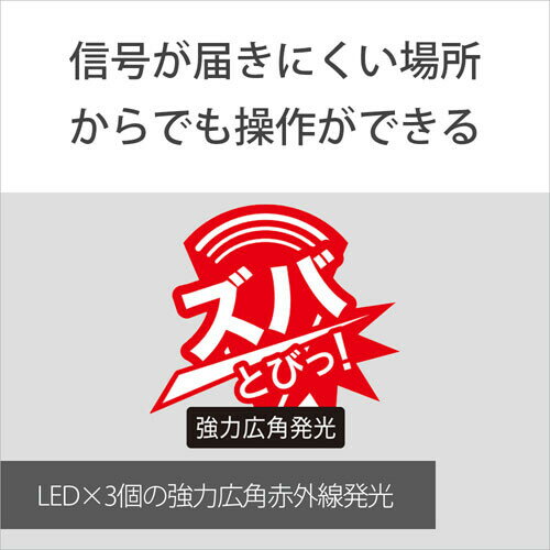 ソニー 大型ボタンリモコン(ホワイト) RM-...の紹介画像3