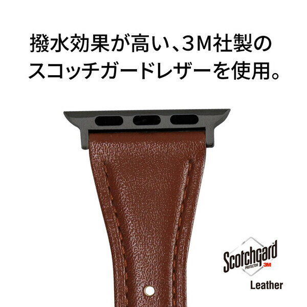 バンビ 時計ベルト（ブラウン・22mm） BAMBI　アップルウォッチ用対応バンド RWM520CU [RWM520CU]【返品種別B】