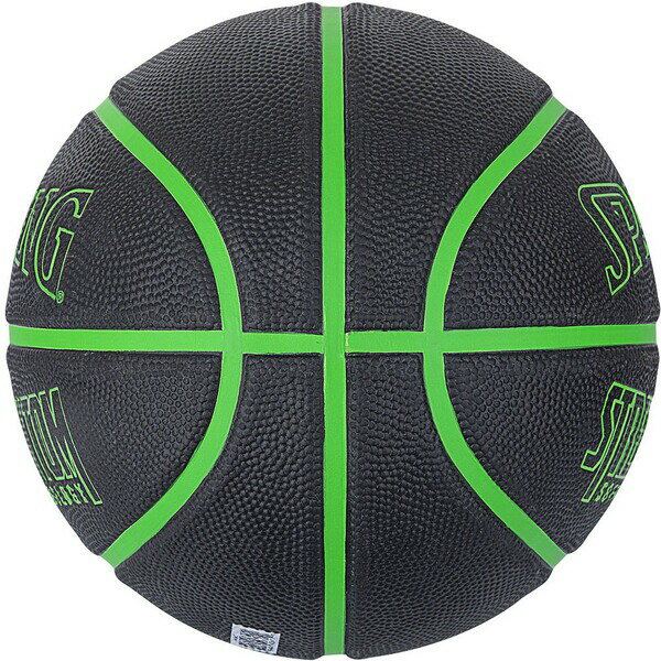 スポルディング バスケットボール ストリートファントム 7号球（ブラック×グリーン） SPD-84384Z SPALDING