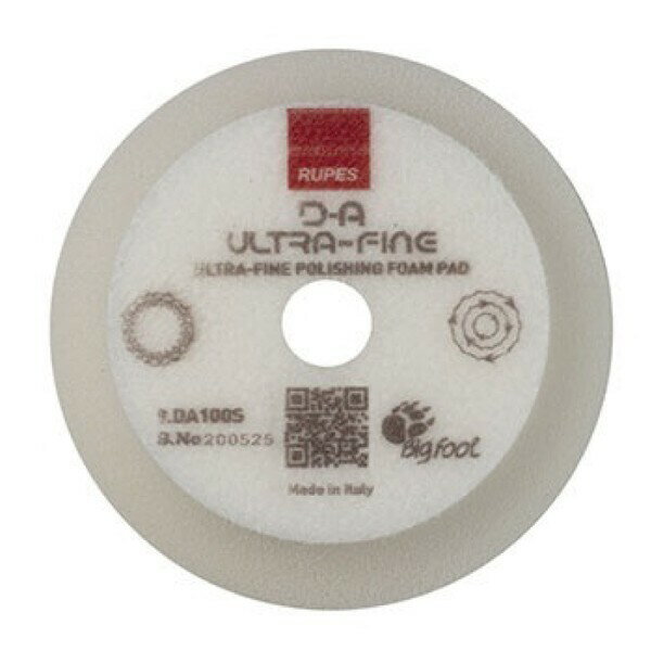 RUPES 9.DA100S スポンジバフ白 ULTRAFINE (極細) 100φ R-SB-100-UF ルペス